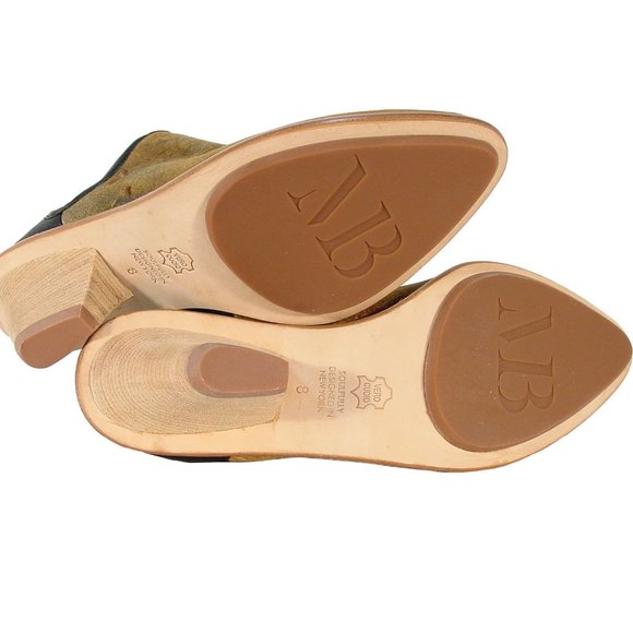 MATT BERNSON Marlow $260 Distressed Heeled Chelsea Booties Women's 8 - NWOB - Picture 5 of 9